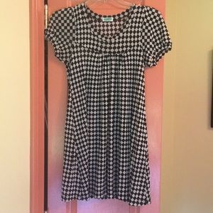 Checkerboard dress